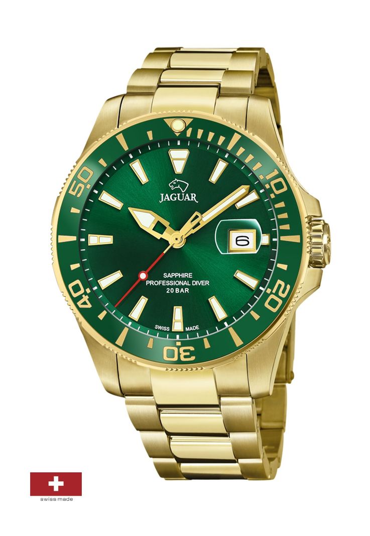 Reloj J877/2 Jaguar Verde Hombre Executive-1