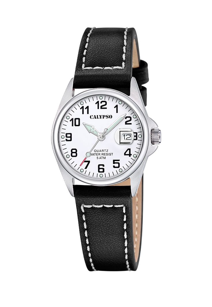 Reloj K5871/1 Calypso Blanco Mujer Basic Negro