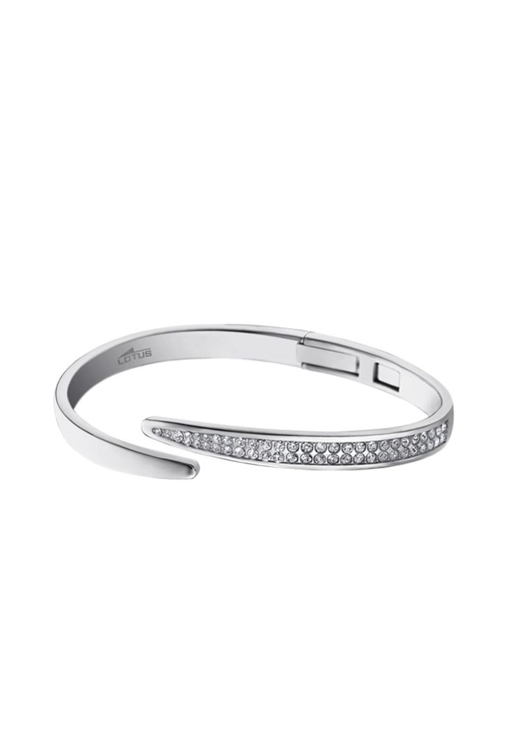 Pulsera Ls1845-2/1 Lotus Style Mujer Bliss Plateado Metalico