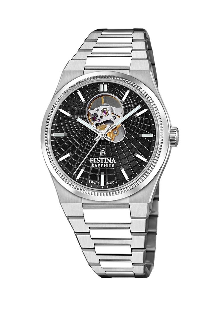 Reloj F20053/4 Festina Swiss Negro Hombre Automático-0