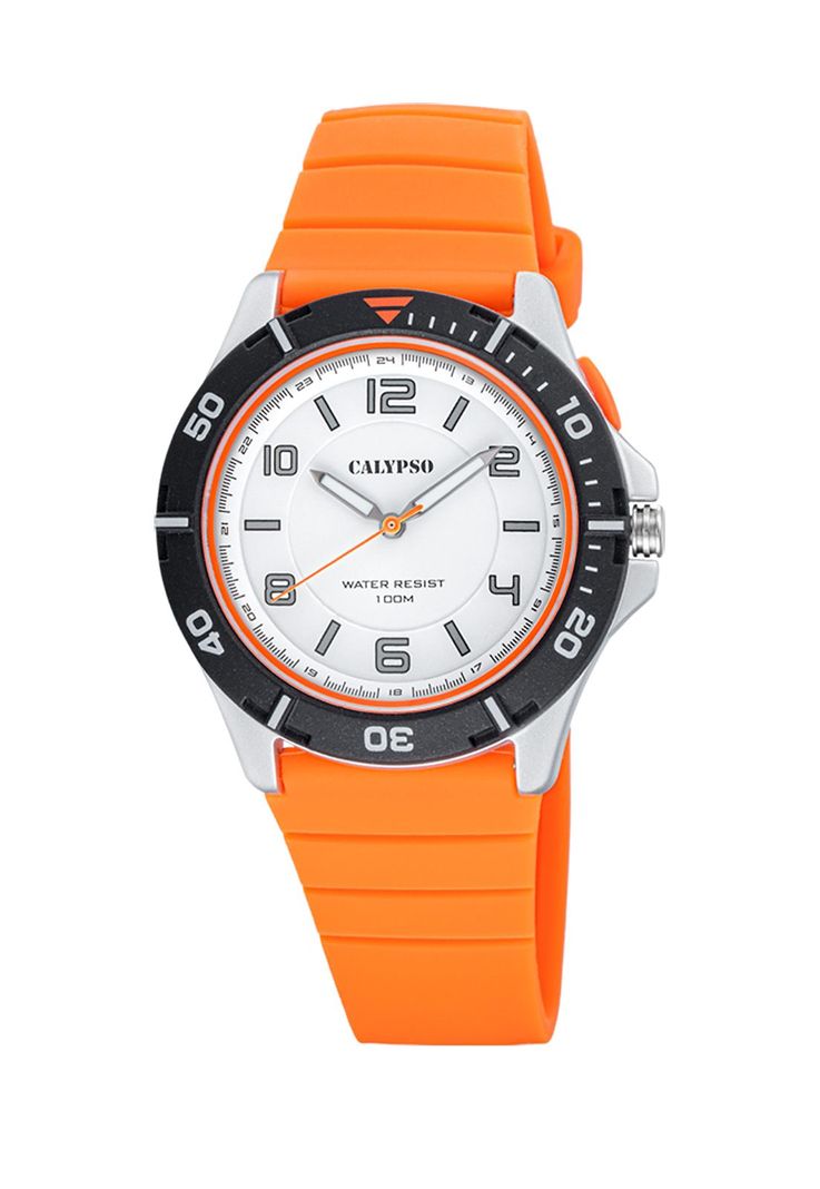 Reloj K5857/3 Calypso Blanco Hombre Sweet Time Naranjo