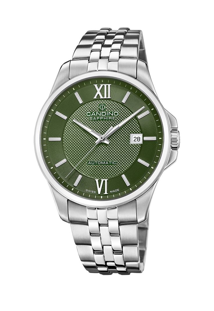 Reloj C4768/3 Candino Swiss Verde Hombre Automático-0