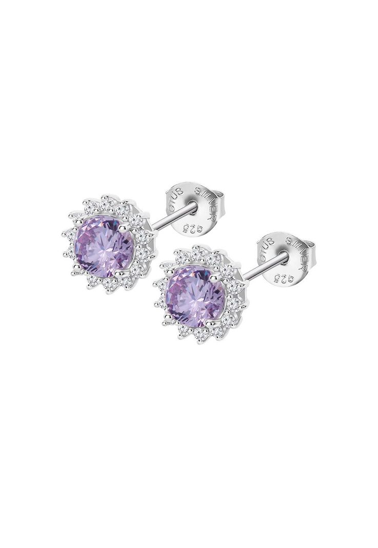 Aros Lp3791-4/2 Lotus Silver Mujer Leros Fucsia