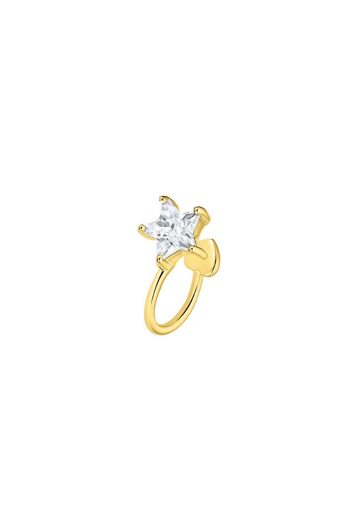 Ear Cuff LP3362-9/2 Lotus Silver Mujer Ear Party-0