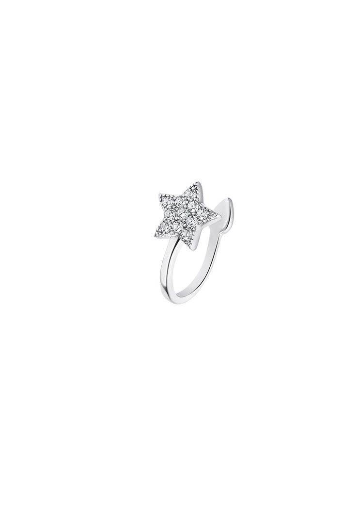 Ear Cuff LP3358-9/1 Lotus Silver Mujer Ear Party-0