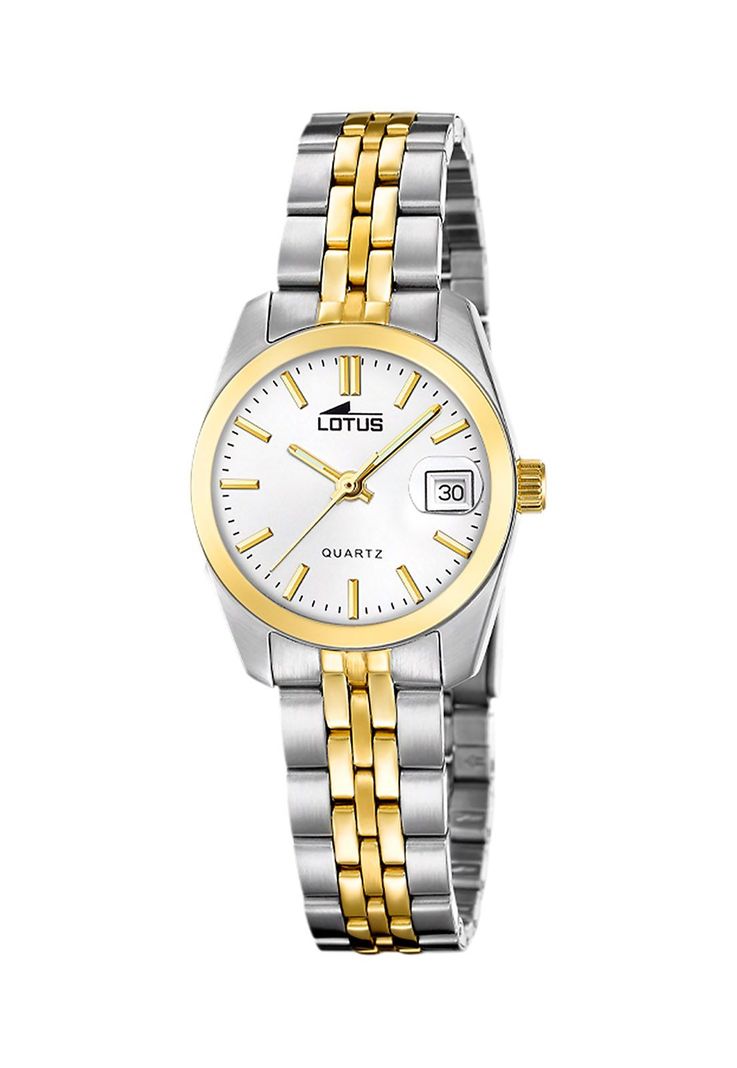 Reloj 19014/2 Lotus Blanco Mujer The Ambassadors Collections Plateado
