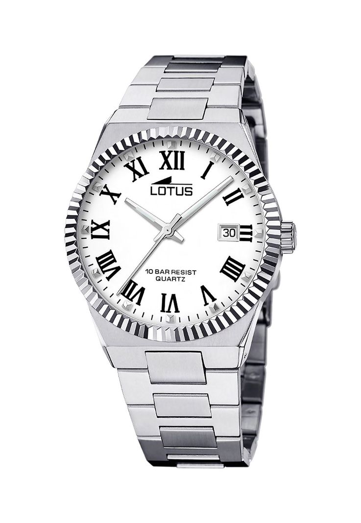 Reloj 18835/4 Lotus Blanco Hombre The Ambassadors Collection Plateado Metalico