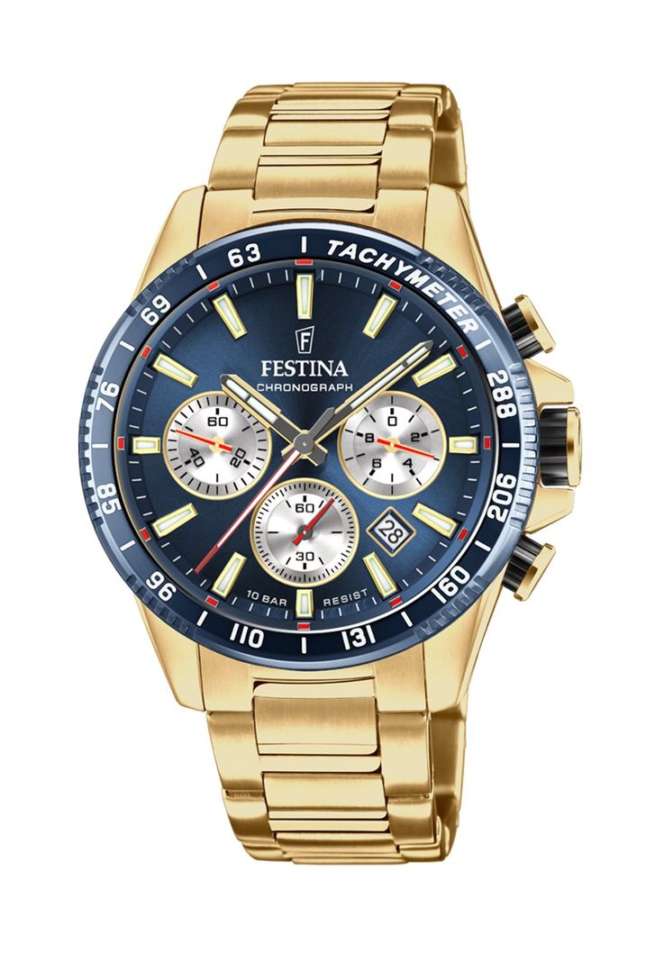 Reloj F20634/2 Festina Azul Hombre Timeless Chronograph-0