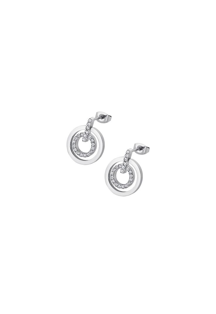 Aros Ls1868-4/1 Lotus Style Mujer Bliss Plateado Metalico