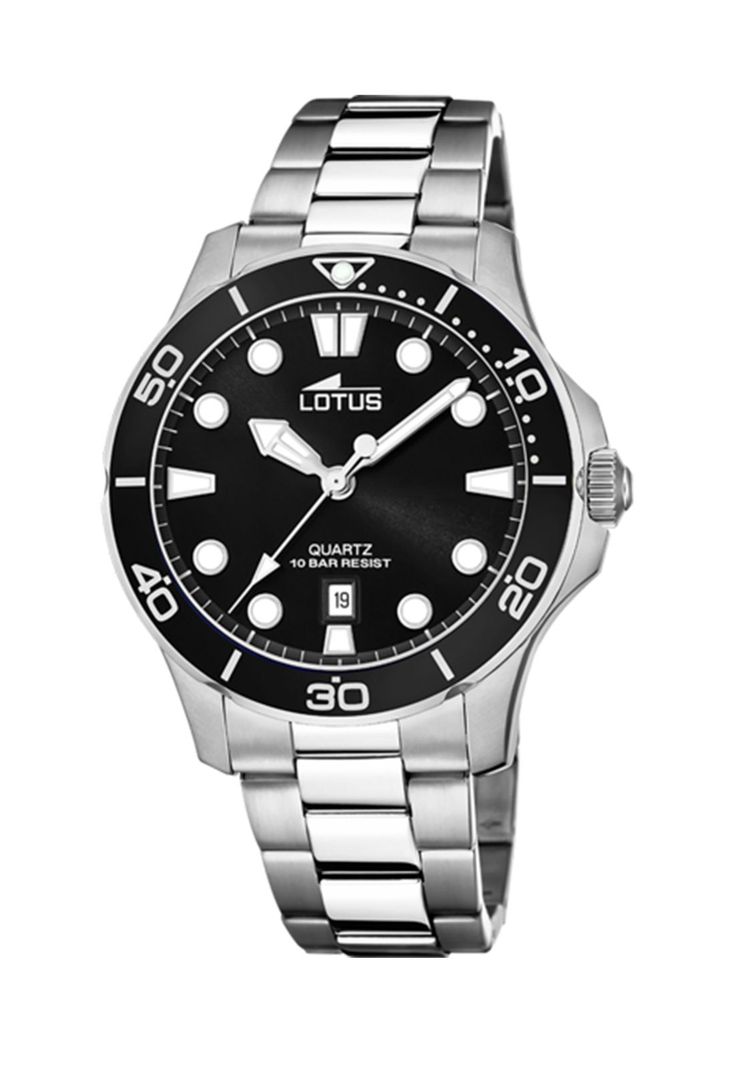 Reloj 18762/2 Lotus Negro Mujer Crono Deportivo-0