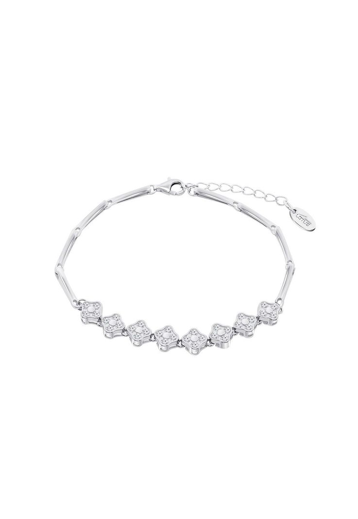 Pulsera Lp3817-2/1 Lotus Silver Mujer Pure Essential Plateado Metalico