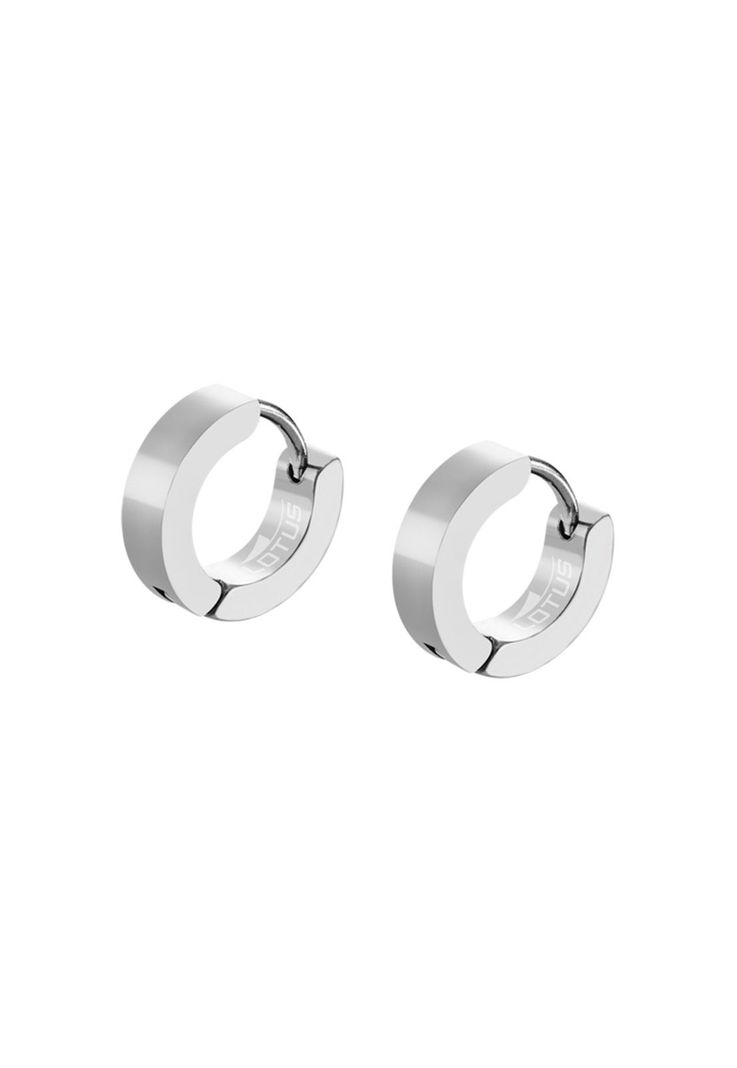 Aros Ls2160-4/1 Lotus Style Hombre Mens Earring Plateado Metalico