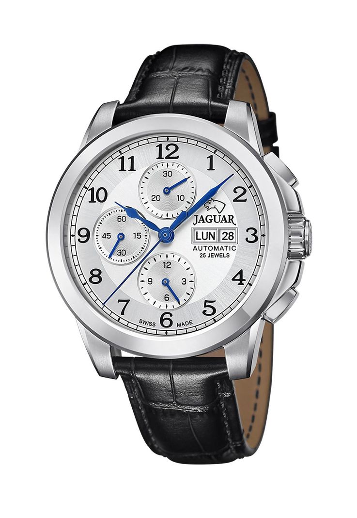 Reloj J975/1 Jaguar Plateado Hombre Automatico-0