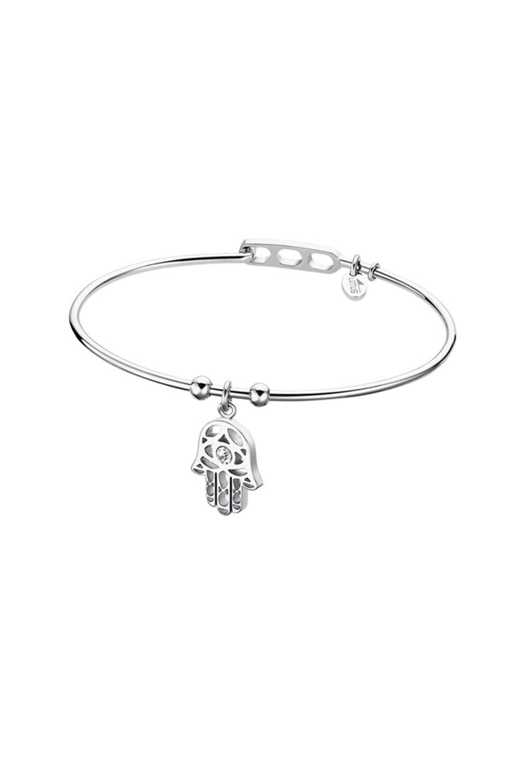 Pulsera Ls2015-2/6 Lotus Style Mujer Millennial Plateado Metalico