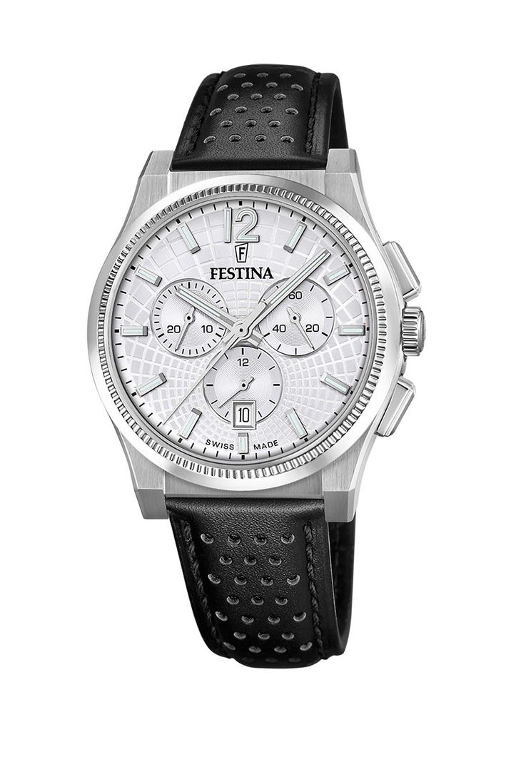 Reloj F20060/1 Festina Swiss Plata Hombre Rive Collection-0
