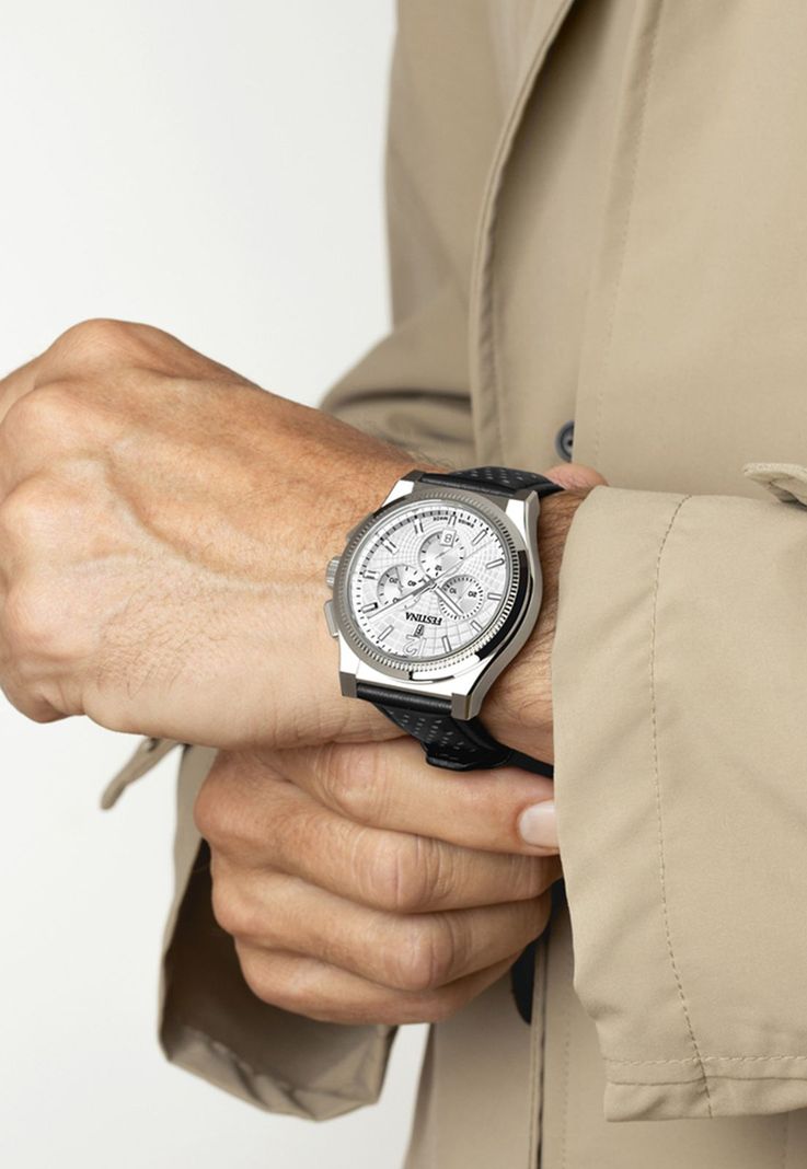 Reloj F20060/1 Festina Swiss Plata Hombre Rive Collection-2