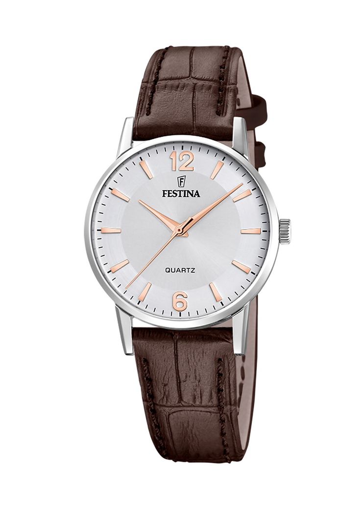 Reloj F20691/2 Festina Blanco Mujer Correa Clásico-0