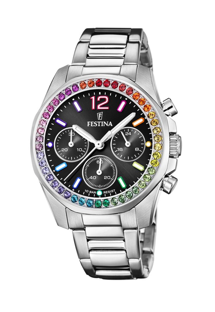 Reloj F20606/3 Festina Negro Mujer Boyfriend Collection-0