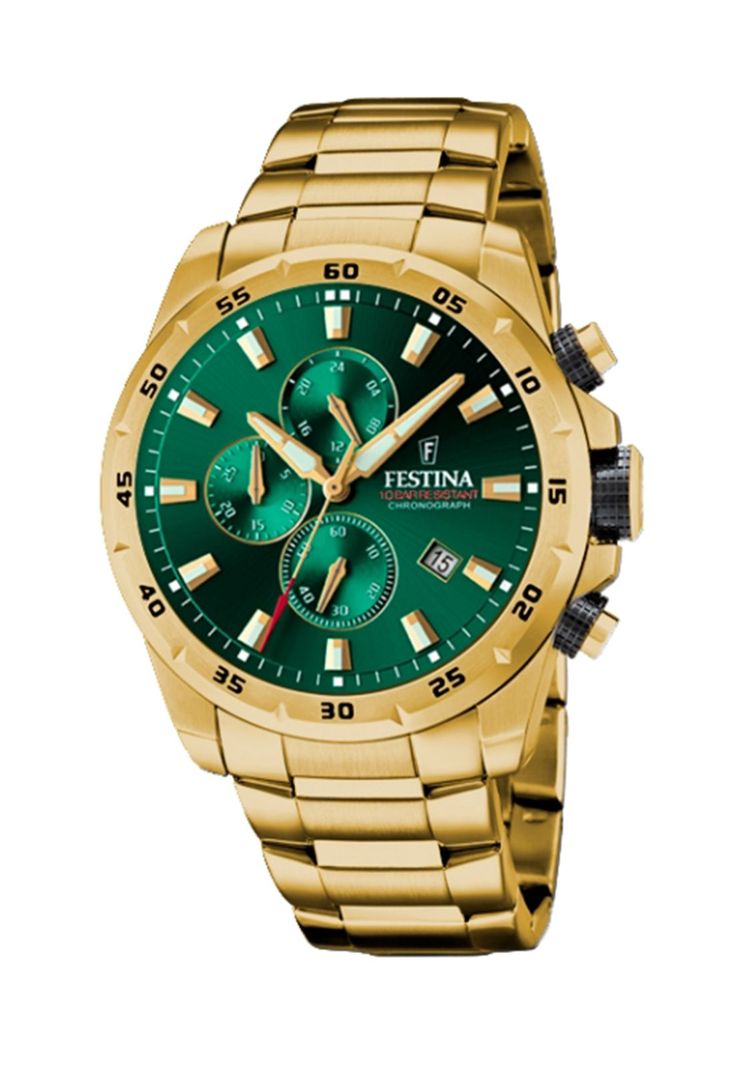 Reloj F20541/3 Festina Verde Hombre Chrono Sport-0