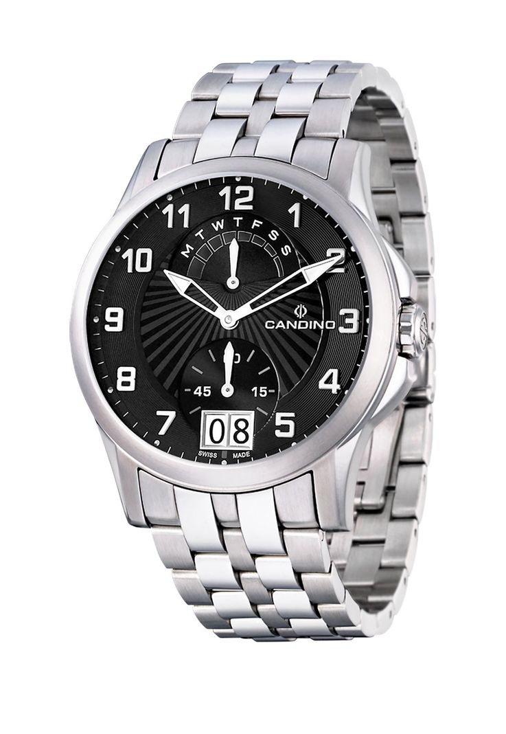 Reloj C4389/C Candino Negro Hombre Elegance Flair Plateado
