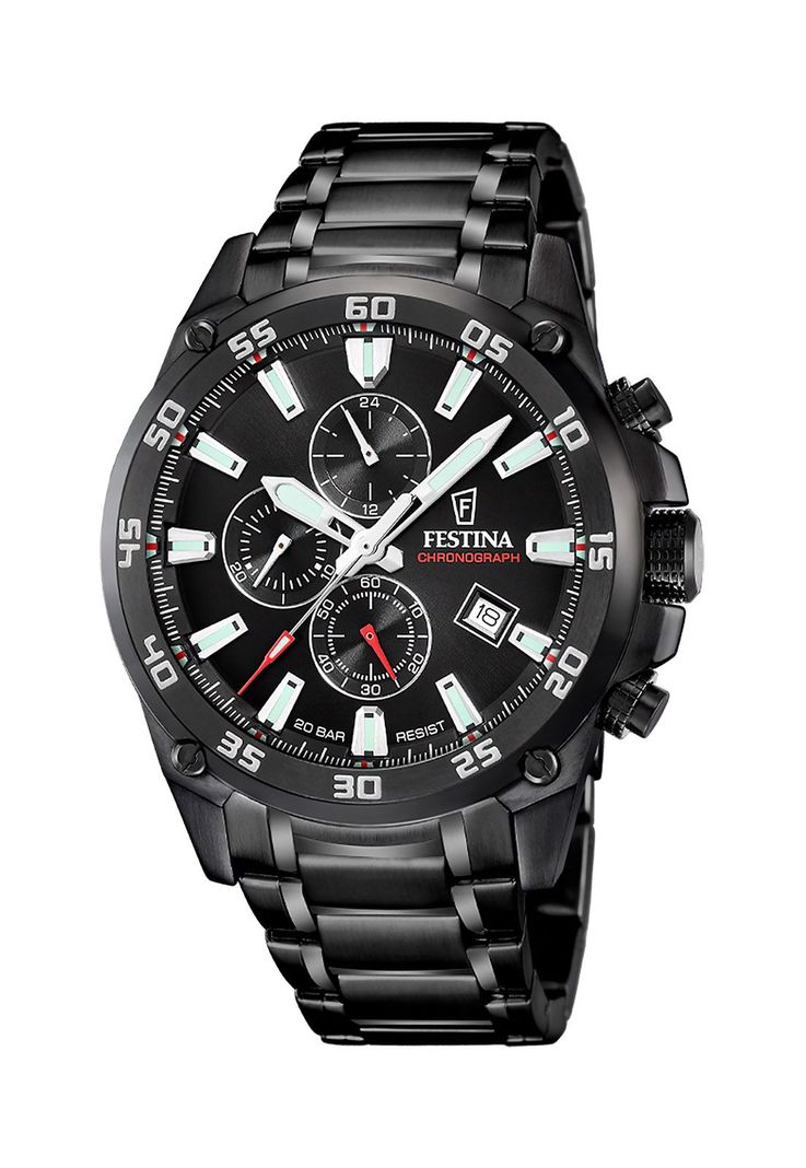 Reloj F20735/3 Festina Negro Hombre Timeless Chronograph