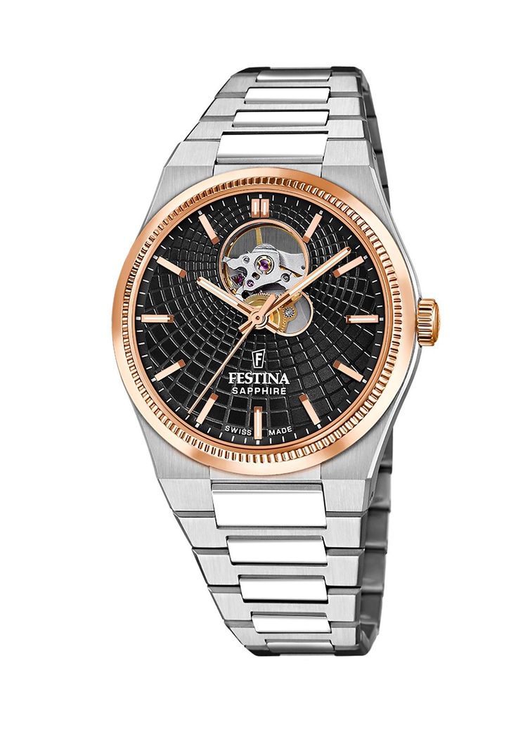 Reloj F20061/4 Festina Swiss Negro Hombre Automático-0