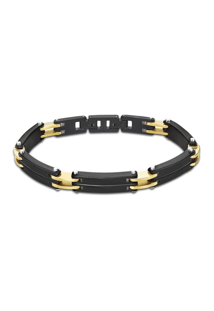 Pulsera LS2259-2/2 Lotus Style Hombre Men In Black-0