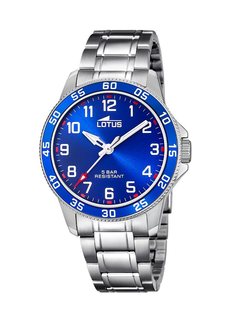 Reloj 18786/6 Lotus Azul Infantil Junior Collection Plateado