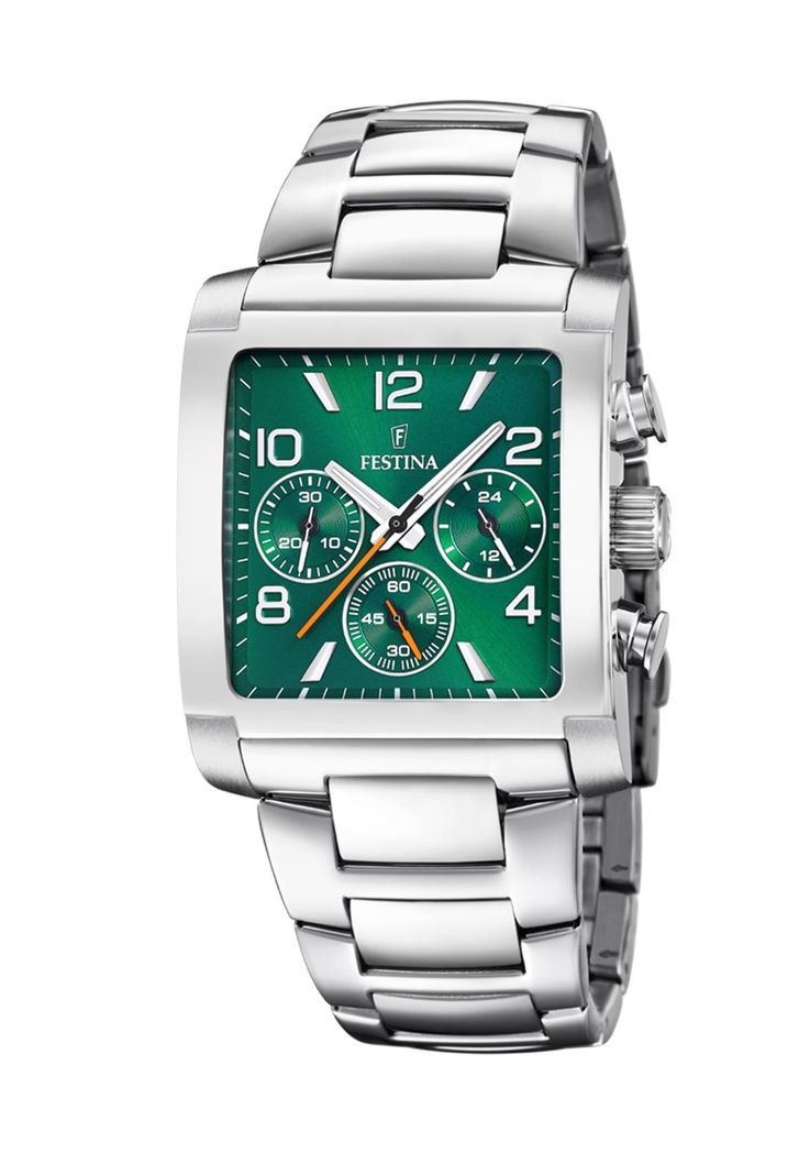 Reloj F20652/2 Festina Verde Hombre Timeless Chronograph-0