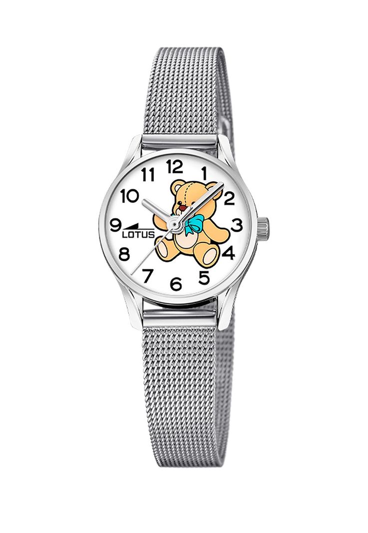 Reloj 18571/J Lotus Blanco Mujer Revival Plateado Metalico