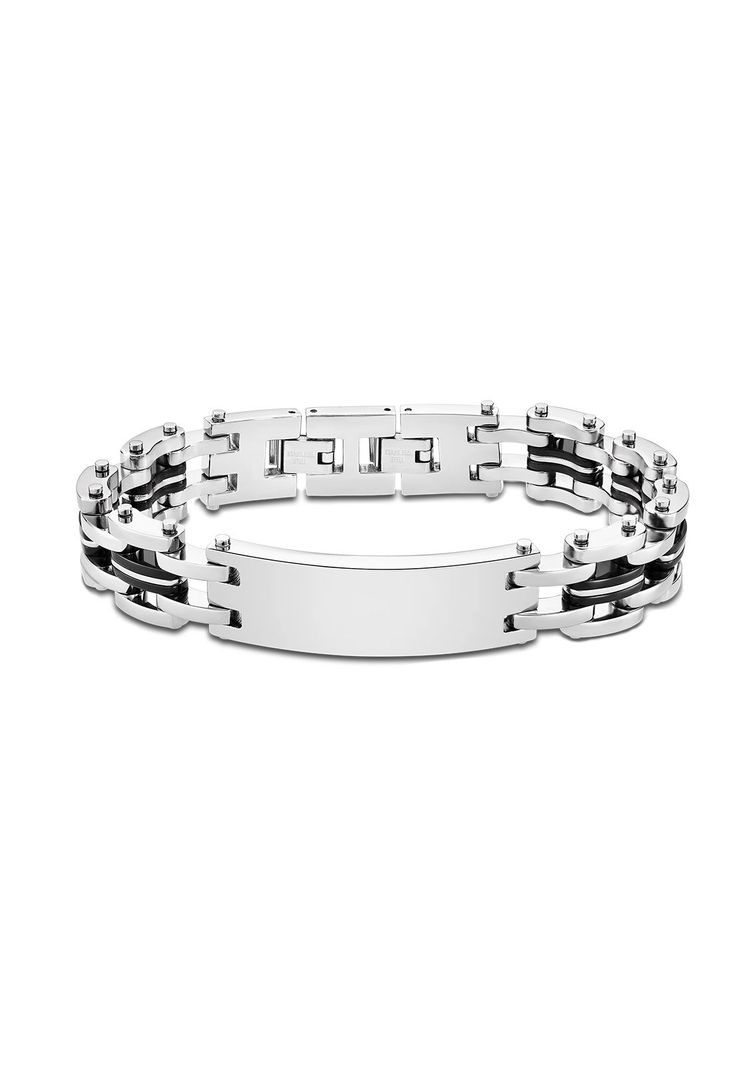 Pulsera LS2264-2/1 Lotus Style Hombre Men In Black-0
