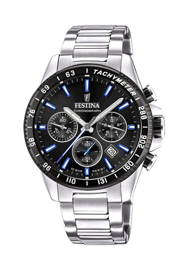 Reloj F20560/5 Festina Negro Hombre Timeless Chronograph