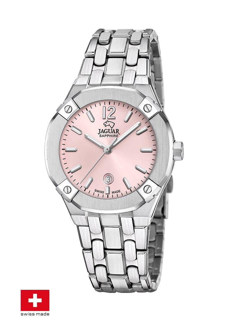 Reloj J1016/2 Jaguar Swiss Plateado Mujer Diplomatic-1