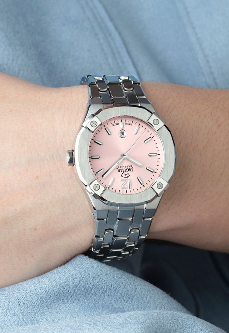 Reloj J1016/2 Jaguar Swiss Plateado Mujer Diplomatic-2