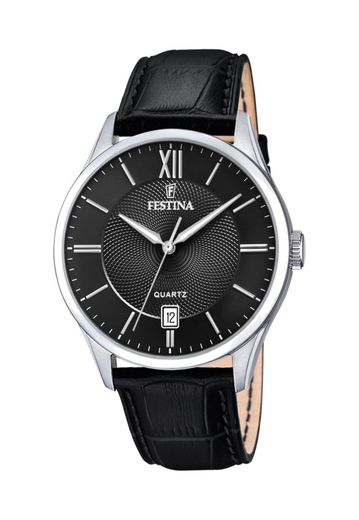 Reloj F20426/3 Festina Negro Hombre Acero Clásico-0