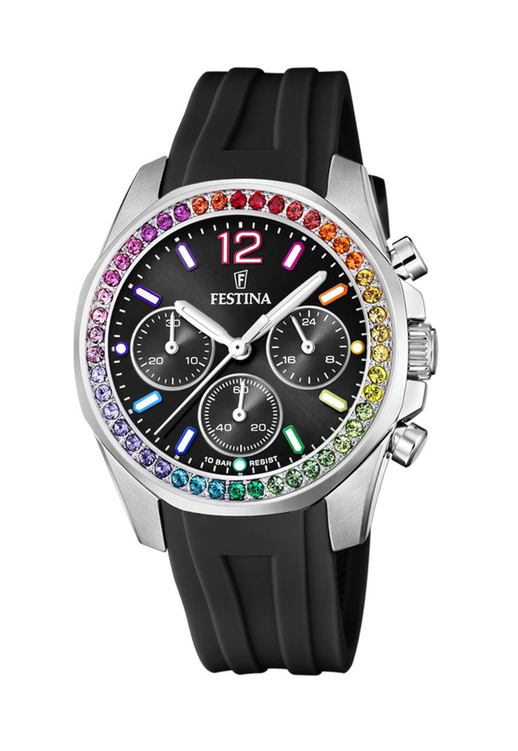 Reloj F20610/3 Festina Negro Mujer Boyfriend Collection-0