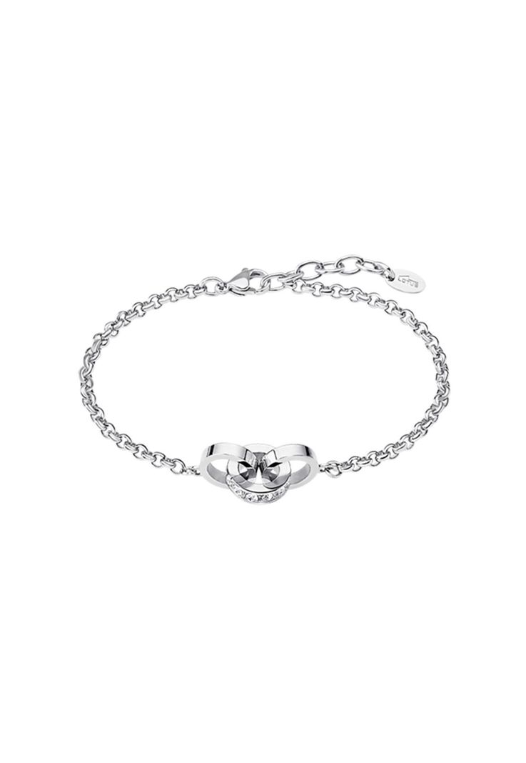 Pulsera Ls1981-2/1 Lotus Style Mujer Bliss Plateado Metalico
