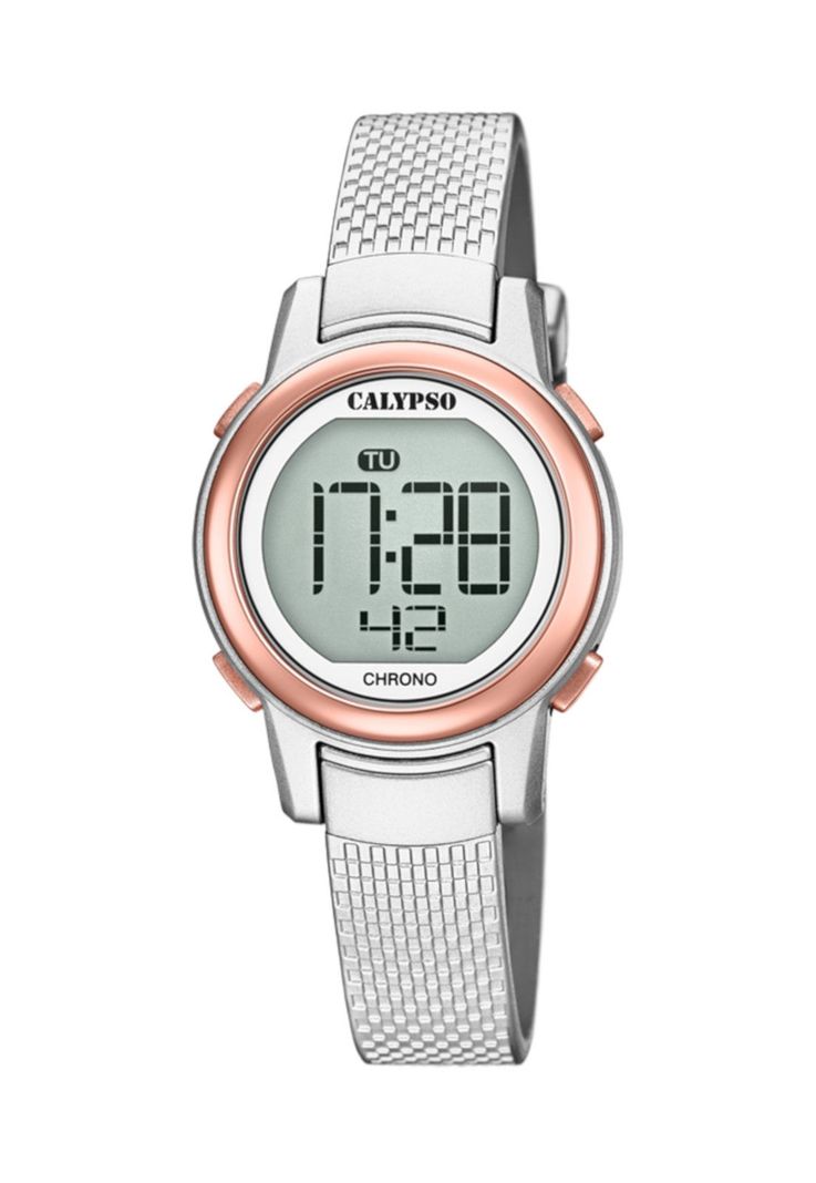 Reloj K5736/2 Calypso Gris Mujer Digital Crush-0