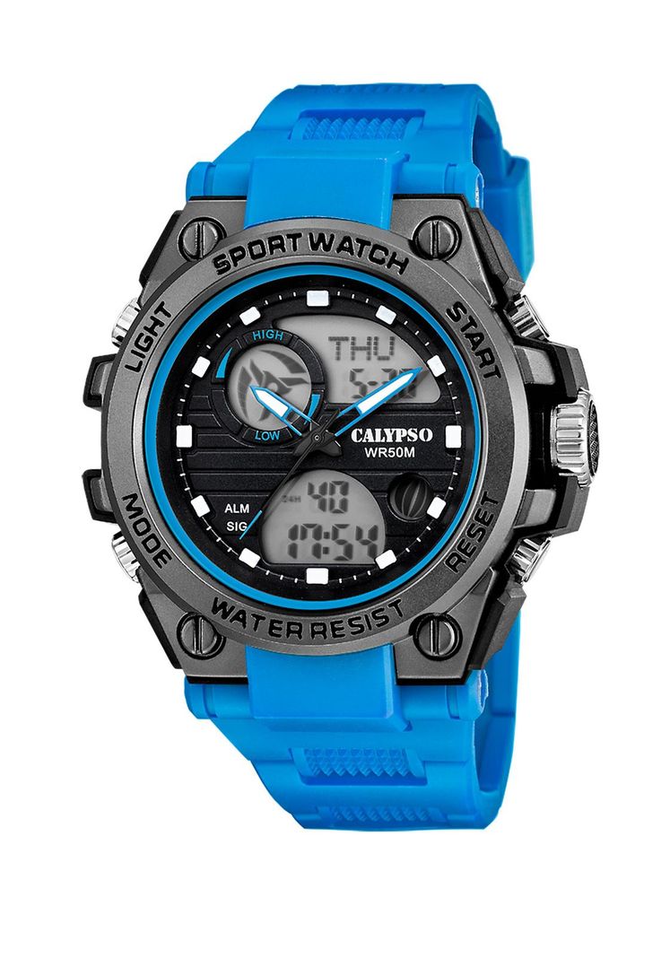 Reloj K5875/1 Calypso Negro Hombre Street Style Azul