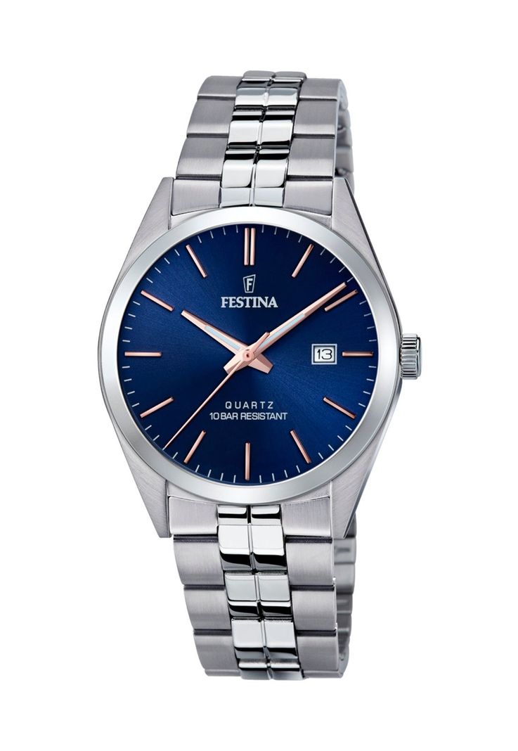 Reloj F20437/B Festina Azul Hombre Acero Clásico-0