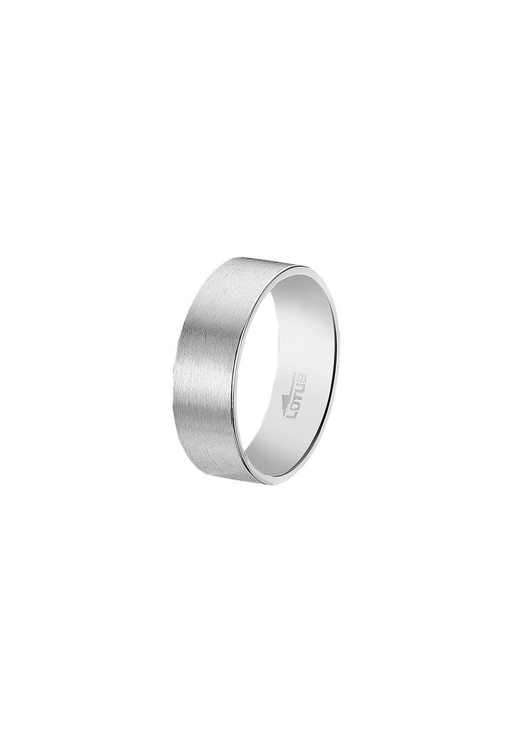 Anillo LS2397-3/128 Lotus Style Hombre Dark Style Plateado Metalico