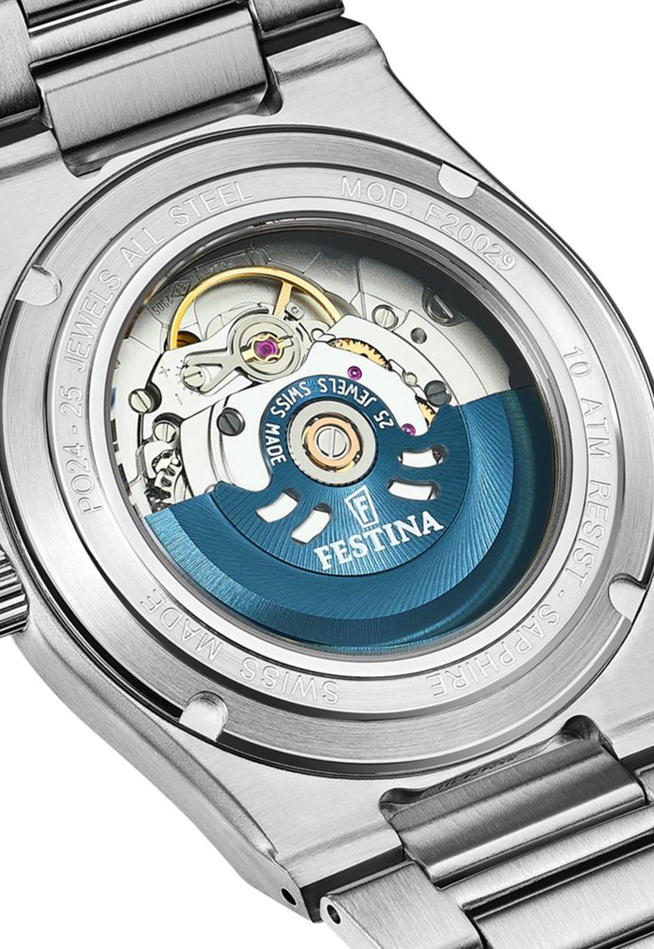 Reloj F20054/4 Festina Swiss Azul Mujer Automático-4