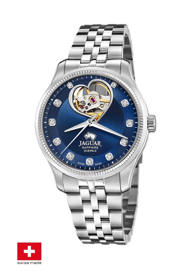 Reloj J994/2 Jaguar Swiss Azul Mujer Automático-1