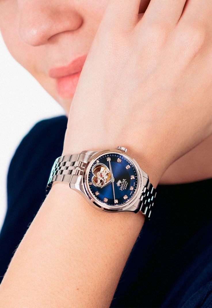 Reloj J994/2 Jaguar Swiss Azul Mujer Automático-5