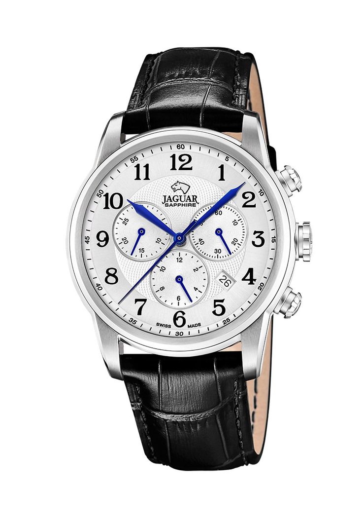 Reloj J968/7 Jaguar Plateado Hombre Acamar (Ay-Kuh-Mar) Plateado Metalico