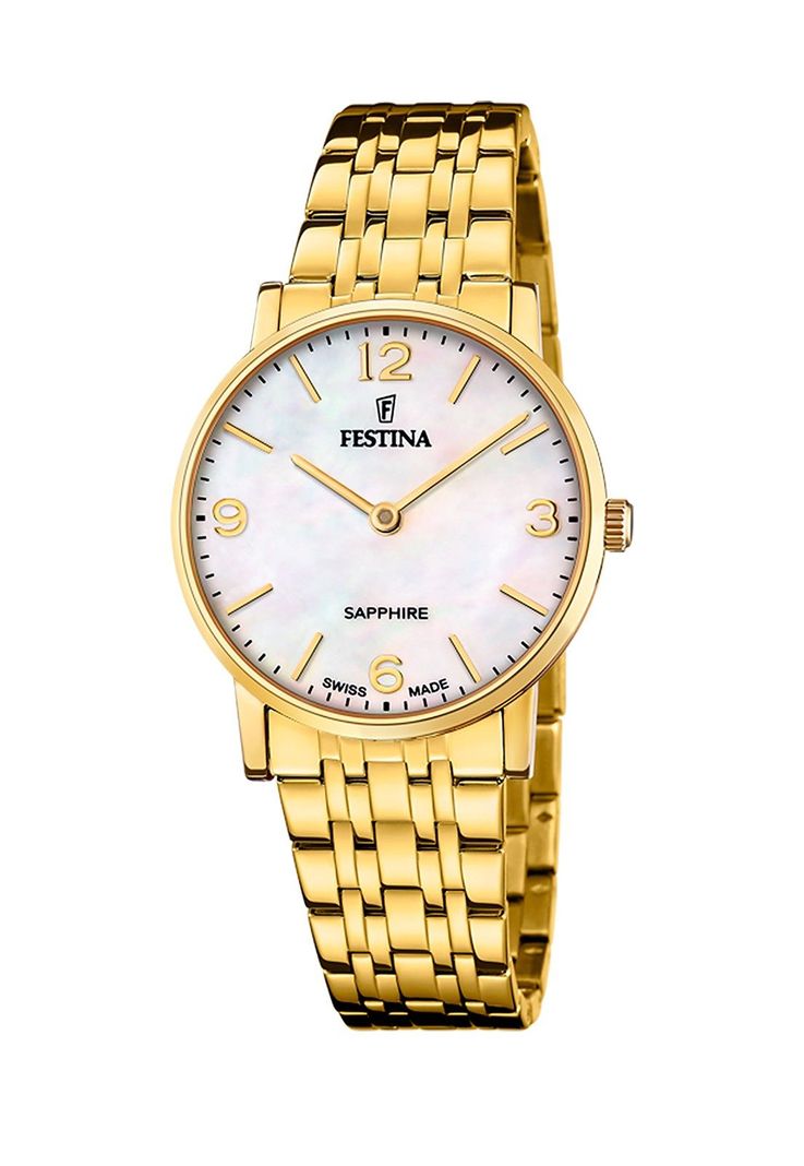 Reloj F20048/2 Festina Swiss Blanco Mujer ACERO CLASICO-0