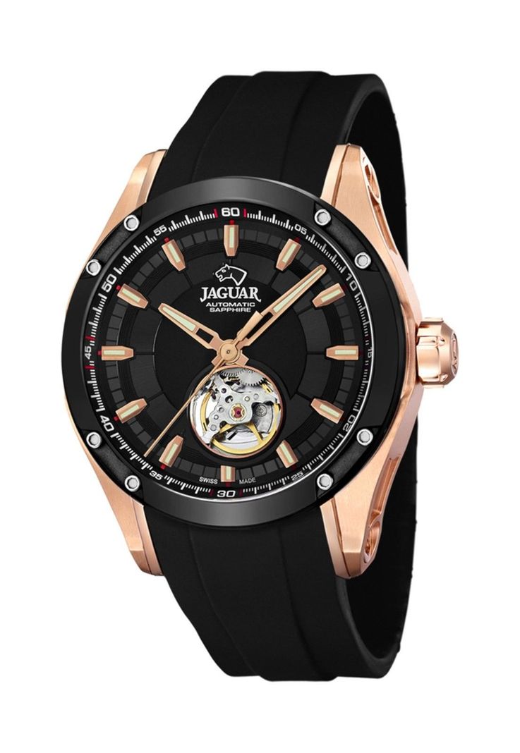 Reloj J814/1 Jaguar Negro Hombre Automatico-0