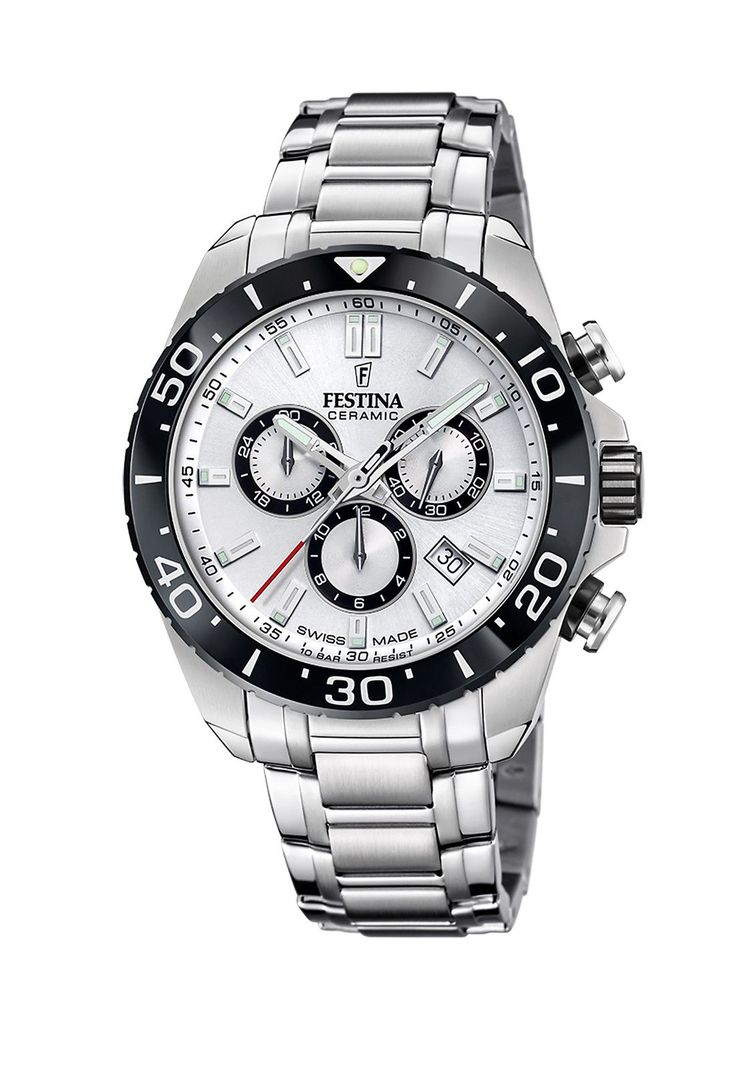 Reloj F20042/1 Festina Swiss Blanco Hombre Chrono