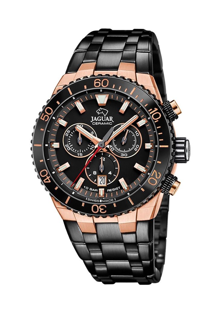 Reloj J1023/1 Jaguar Swiss Negro Hombre Ceramic-0