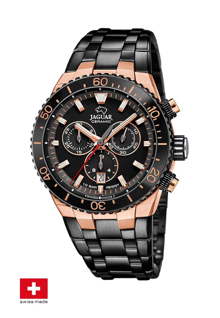 Reloj J1023/1 Jaguar Swiss Negro Hombre Ceramic-1